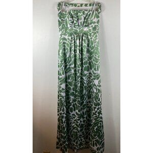 Womens Alfred Angelo Clover Green Cream Halter Bridesmaid Dress 6